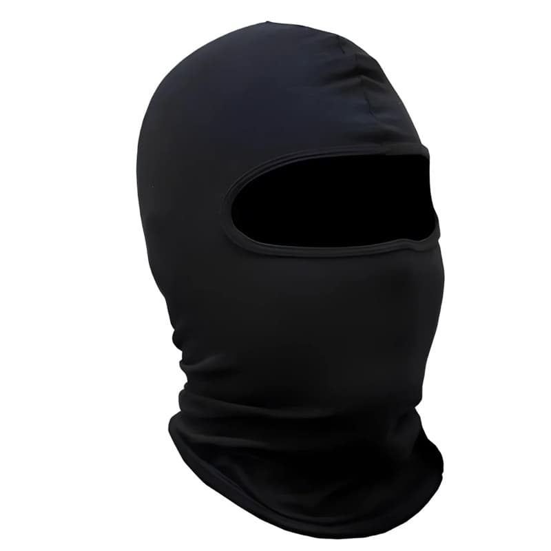 1 Balaclava Touca Ninja PRETA Motociclista PAINTBALL TATICO