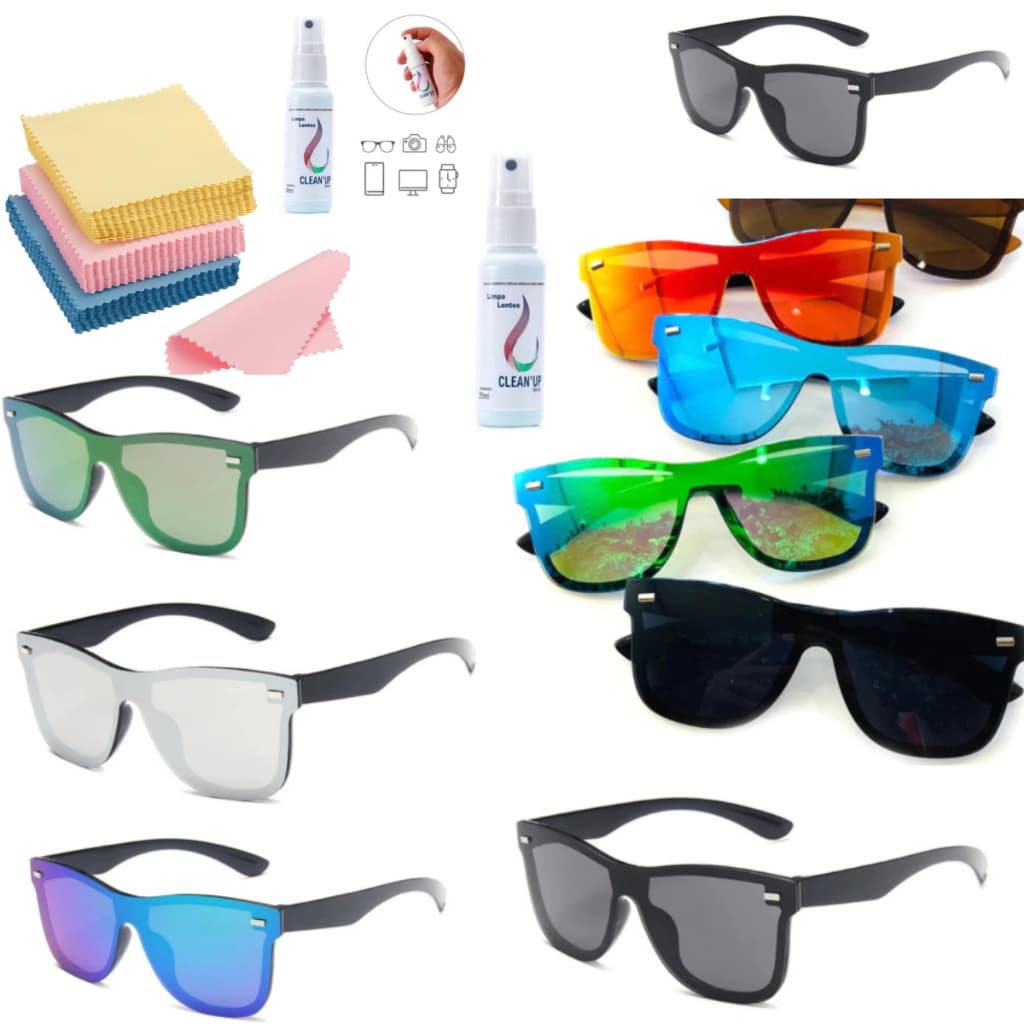 Kit 30/20/10 Óculos de Sol Fashion Unissex – Ideal para Revenda
