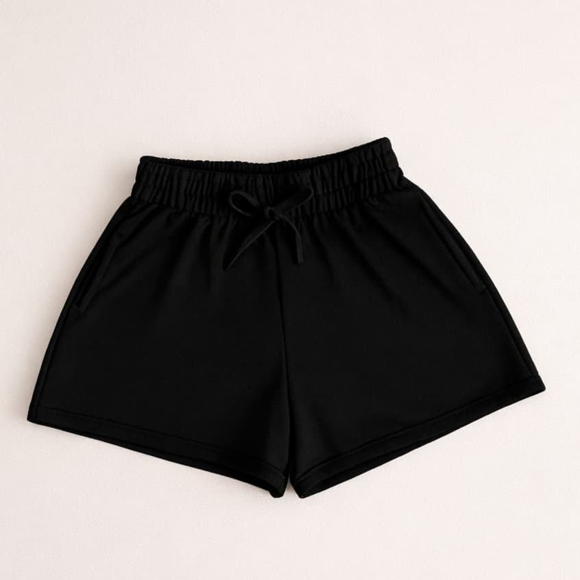 Shorts Feminino Moletinho Look Casual Diversas Cores - ENVIO IMEDIATO !!