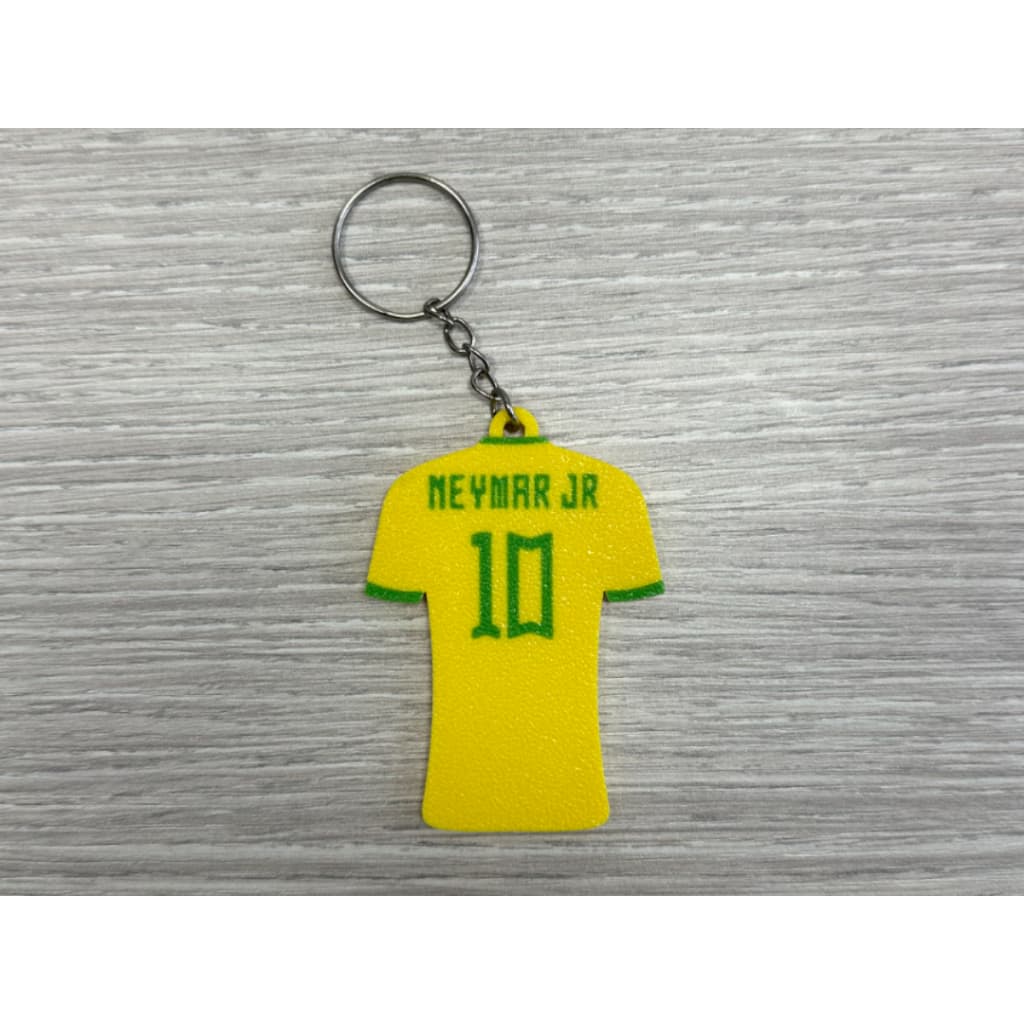 Chaveiro Camisa Brasil 10 Estilo Neymar – Futebol 3D P