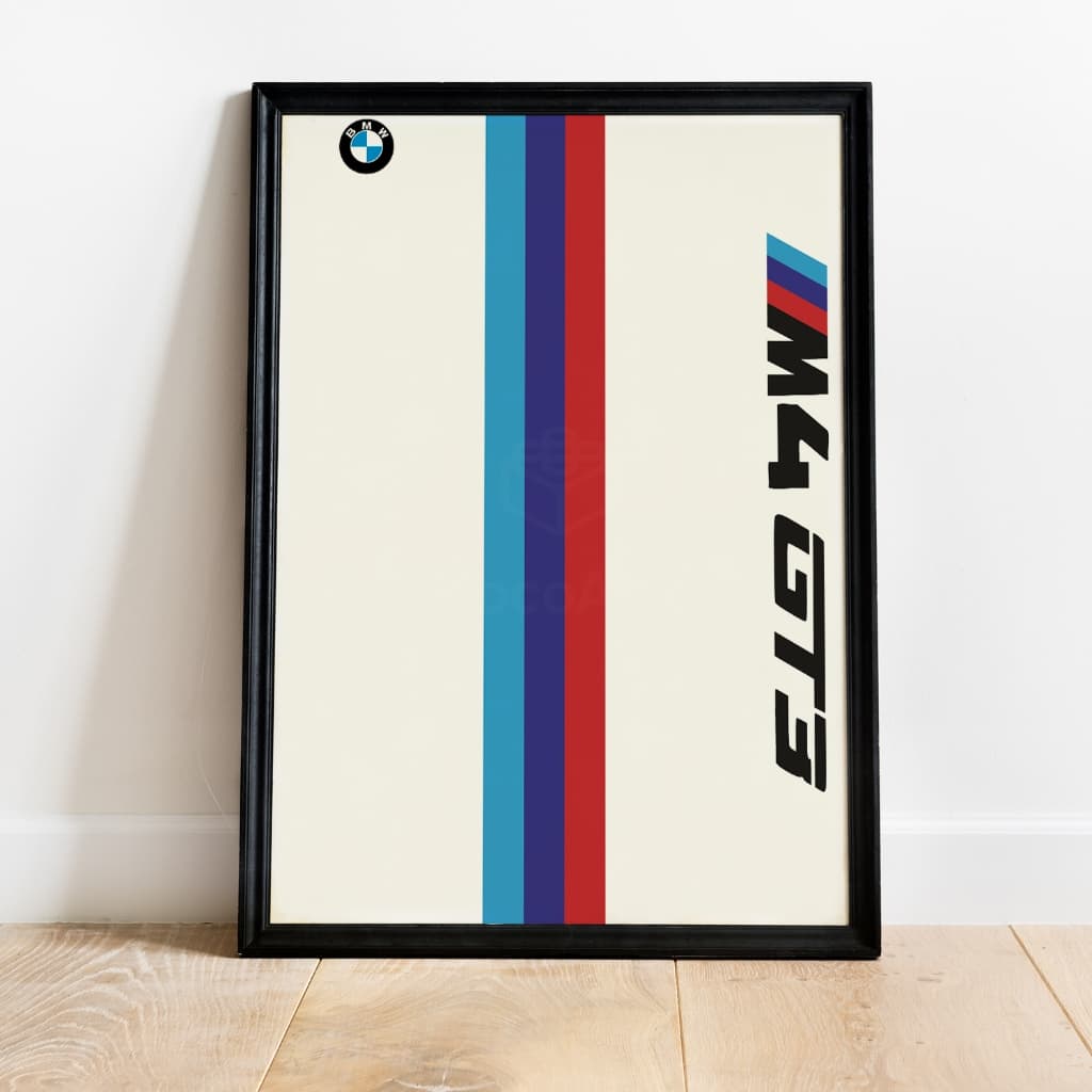 Pôster Expositor BMW M4 GT3 EVO 50x70cm - impressão fosco