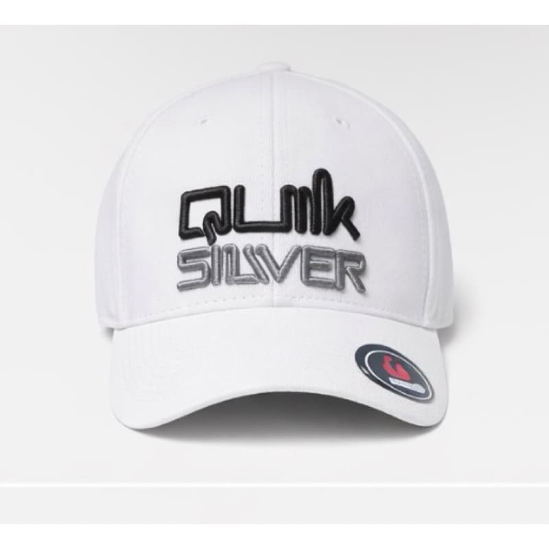 Boné Quiksilver Flex Fit M Letreiro Aba Curva Fechado Tamanho M Adulto Fechado