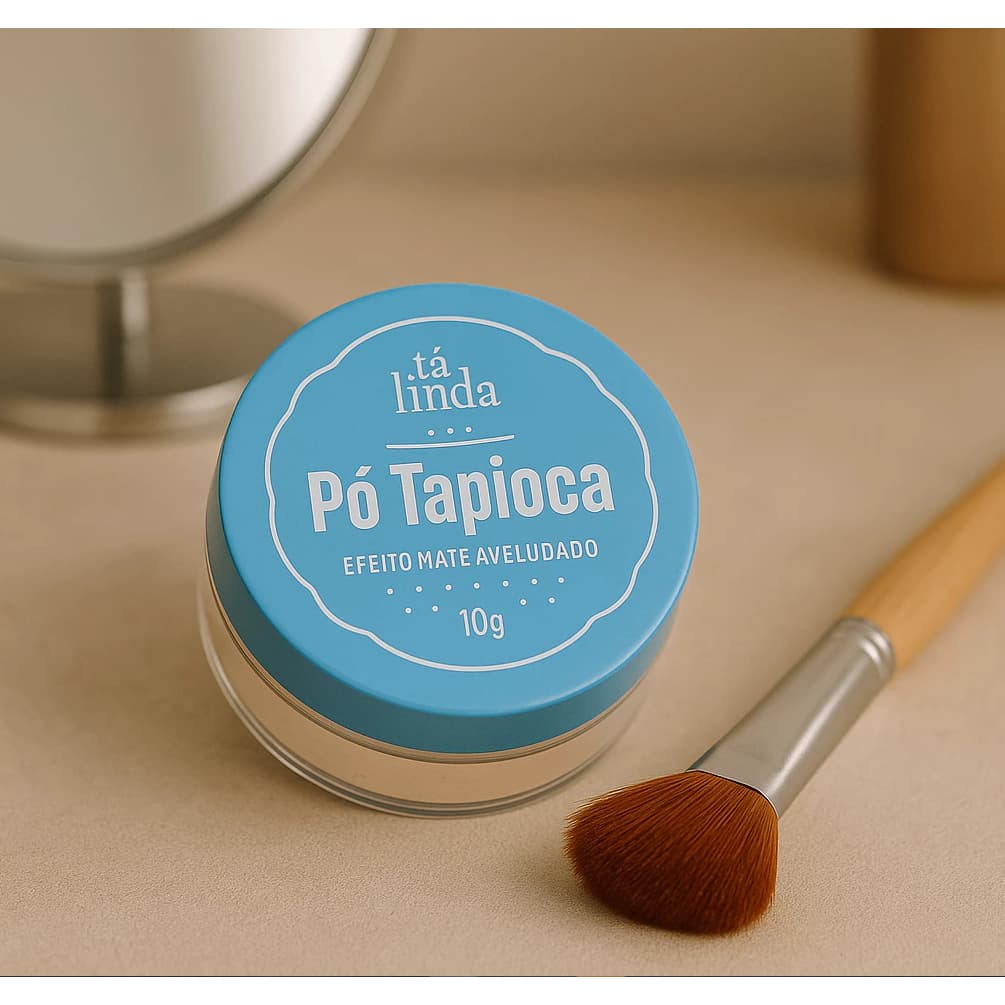 Pó Solto Tapioca Textura Ultra Fino Controle de Oleosidade