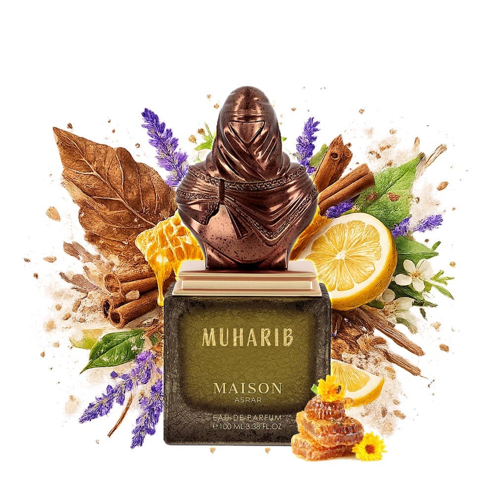 Perfume Muharib Maison Asrar 100 ml Perfume Aromático Especiado Compartilhável