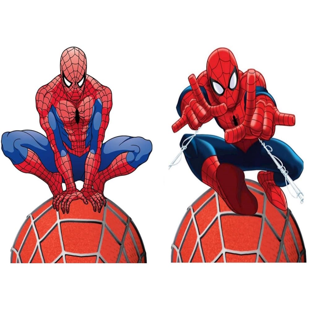 Kit Decoração Festa  homem Aranha– 4 Displays de Mesa 20cm