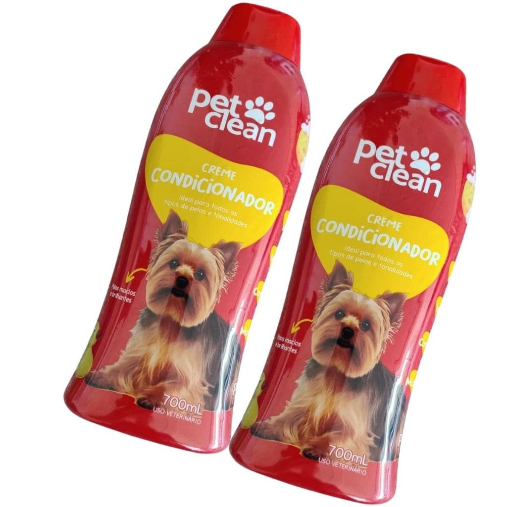 Kit 2 Condicionador Pet Clean PetClean Cachorro Gato
