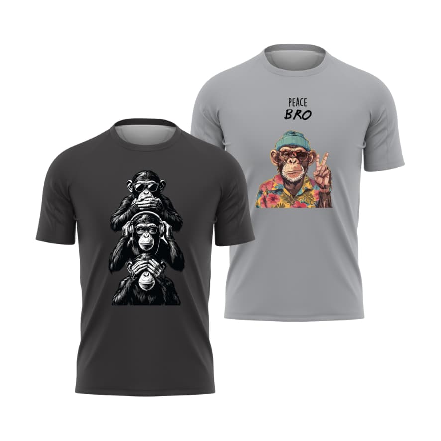 Camisa Casual 100% Algodão Mokey