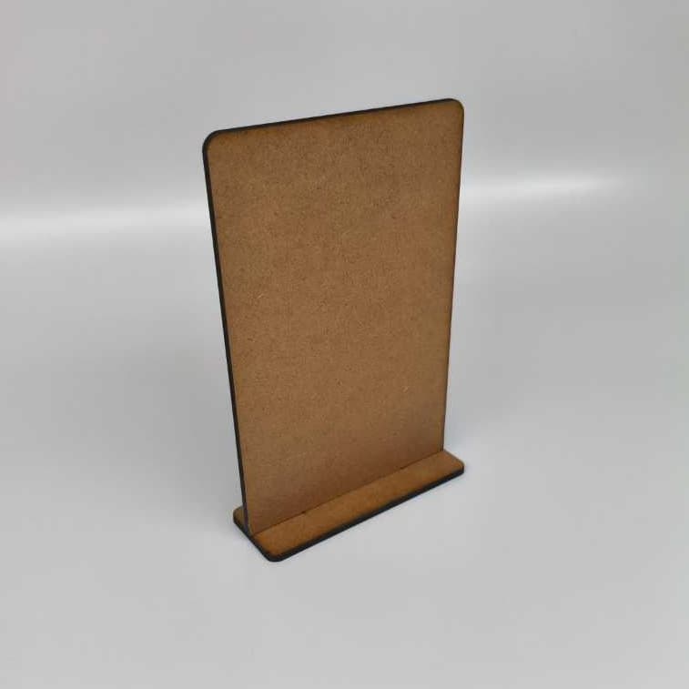 10 Placas 10x15 com cantos arredondados e com base em mdf cru de 3mm