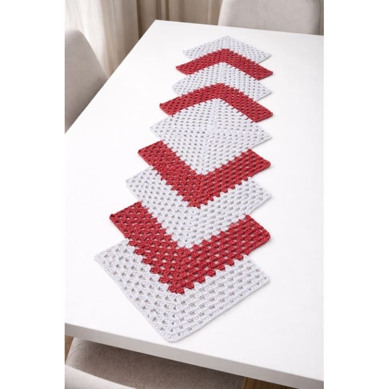 trilho de mesa de croche