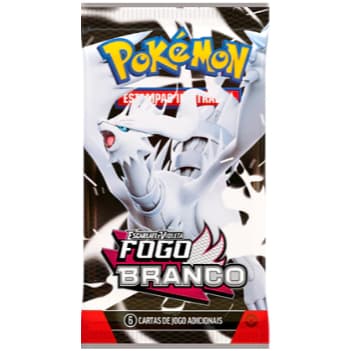 Booster Fogo Branco com 6 Cartas PT BR
