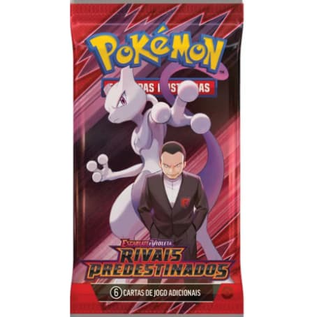 Booster Pokémon Ev10 Rivais Predestinados 6 Cartas PT BR
