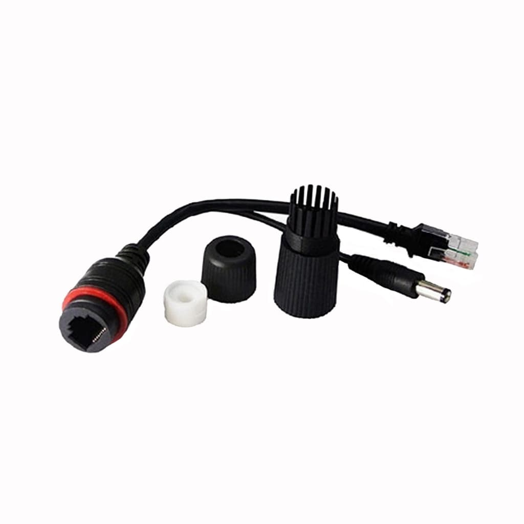 Kit 15 Pçs Adaptador Poe Externo Câmera Ip Injetor Split 30m