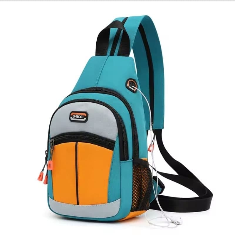 Mochila Transversal Multifuncional Antifurto – Oxford Impermeável