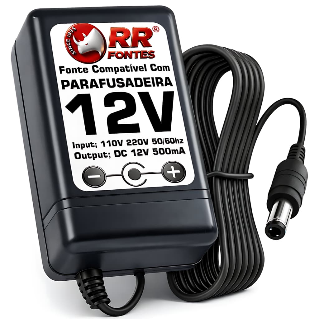 Fonte Carregador 12V Para Parafusadeira Bosch e Britania