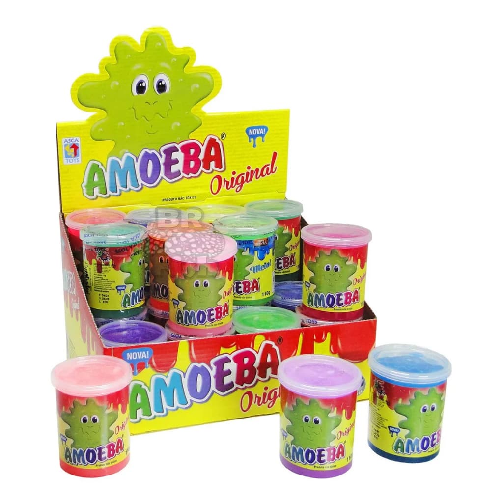 Amoeba Massinha Geléia Original Slime Brinquedo Infantil Diversão