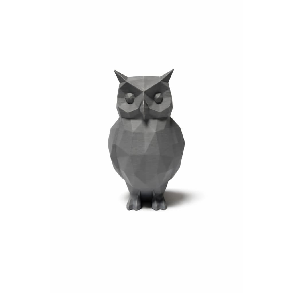Coruja Decorativa Minimalista Low Poly – Escultura Moderna para Decoração Moderno para Sala Mesa ou Escritório geek