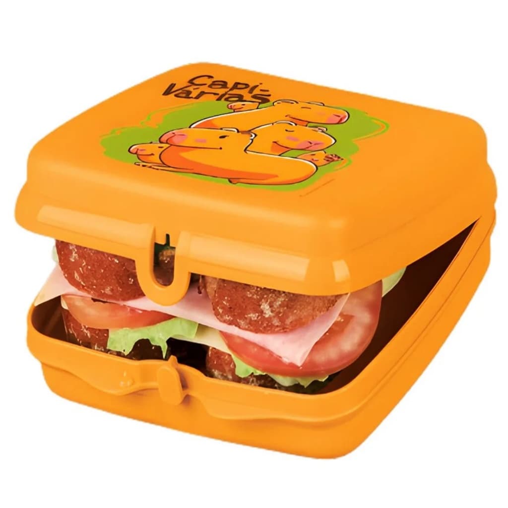 Tupperware Porta Sanduíche ou Snack - Cores Diversas