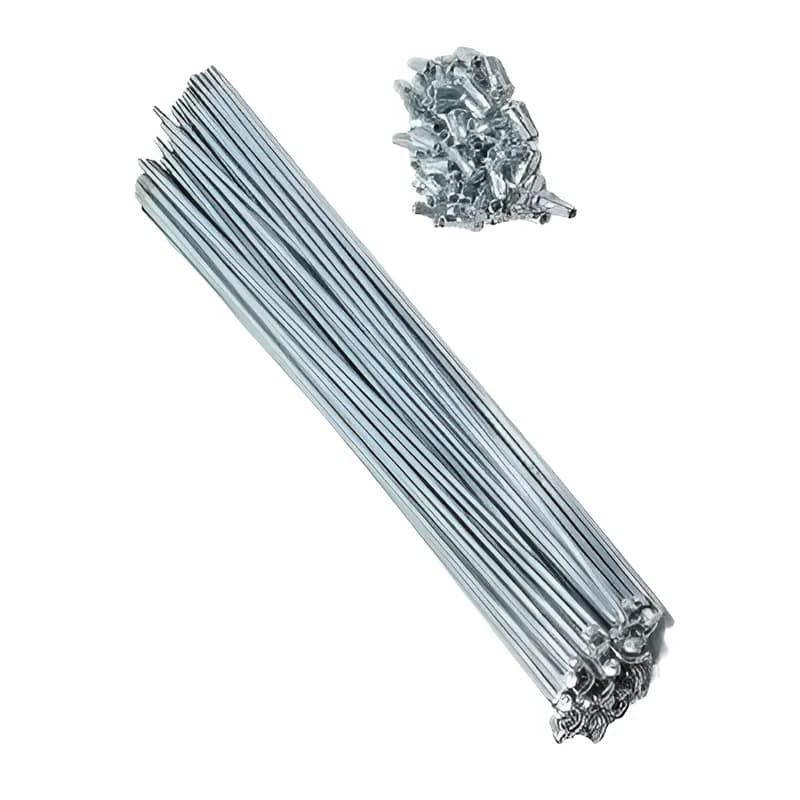72 Raio Fino Aço Zincado 280 X 2.0 Mm Mtb Bike Aro 26