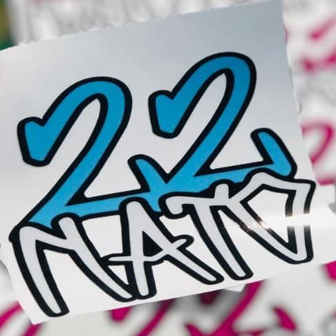 22 NATO adesivo
