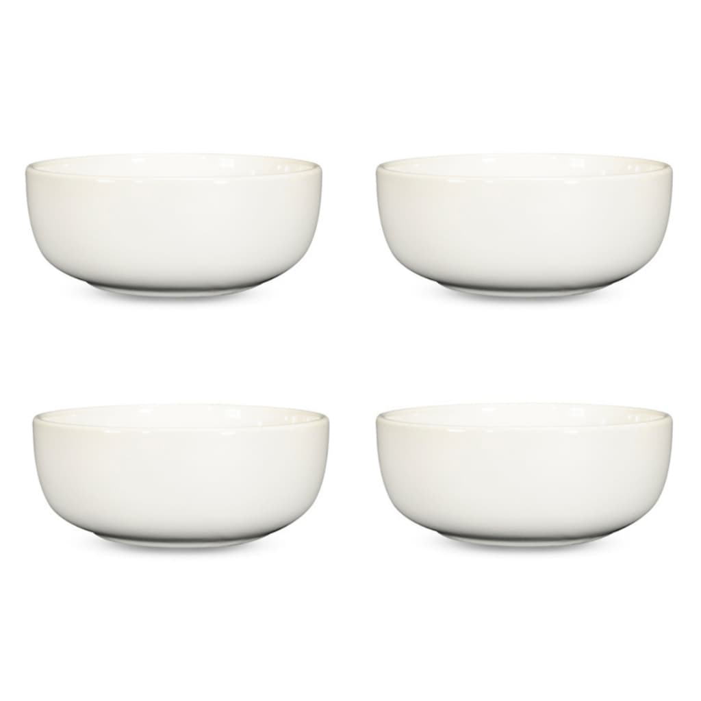 Kit 4 Bowls Pequenos de Cerâmica 190ml Tigelas para Sobremesa Frutas Açaí Colorido