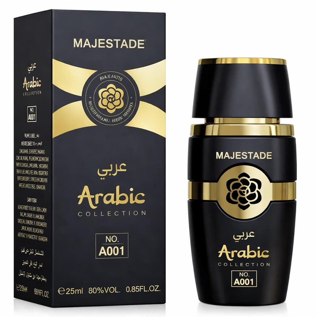 Perfume Árabe Majestade A001 Arabic Collection Masculino 25ml
