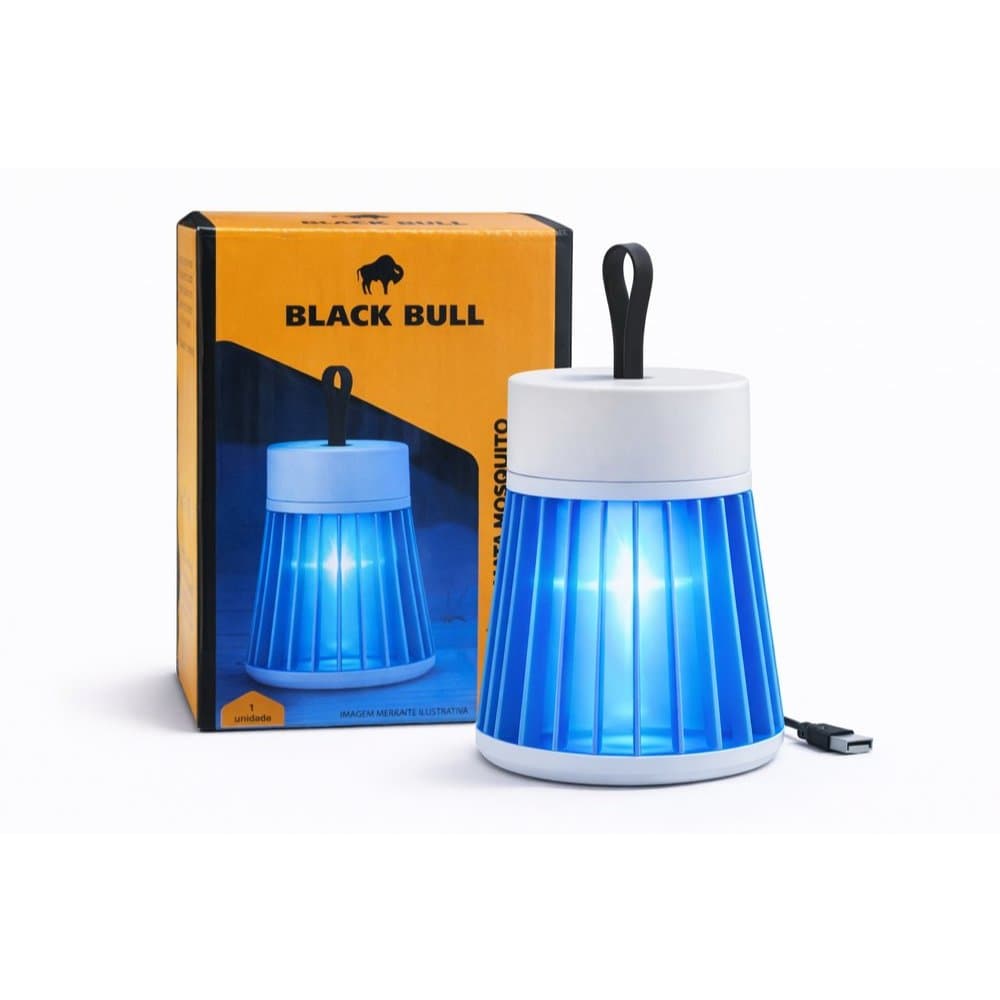 Lampada Luminária Mata Mosquito Elétrica USB Repelente Insetos Led Silenciosa Armadilha de Pernilongo e Dengue Portátil