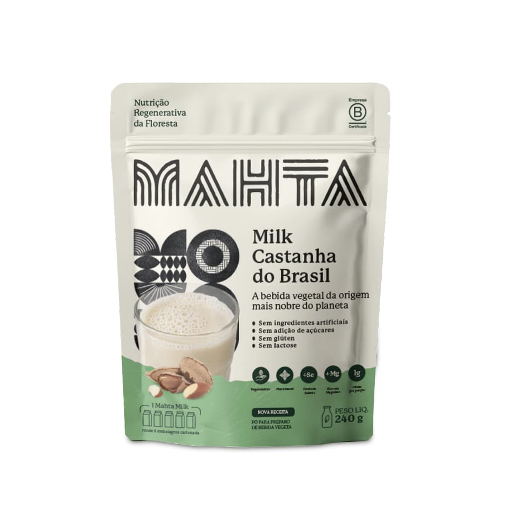 Bebida Leite Em Pó Castanha Do Brasil 240g Mahta