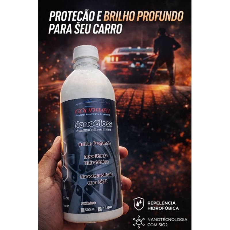 NANOGLOOS CERA LÍQUIDA COM SIO2-SIO2 PRO