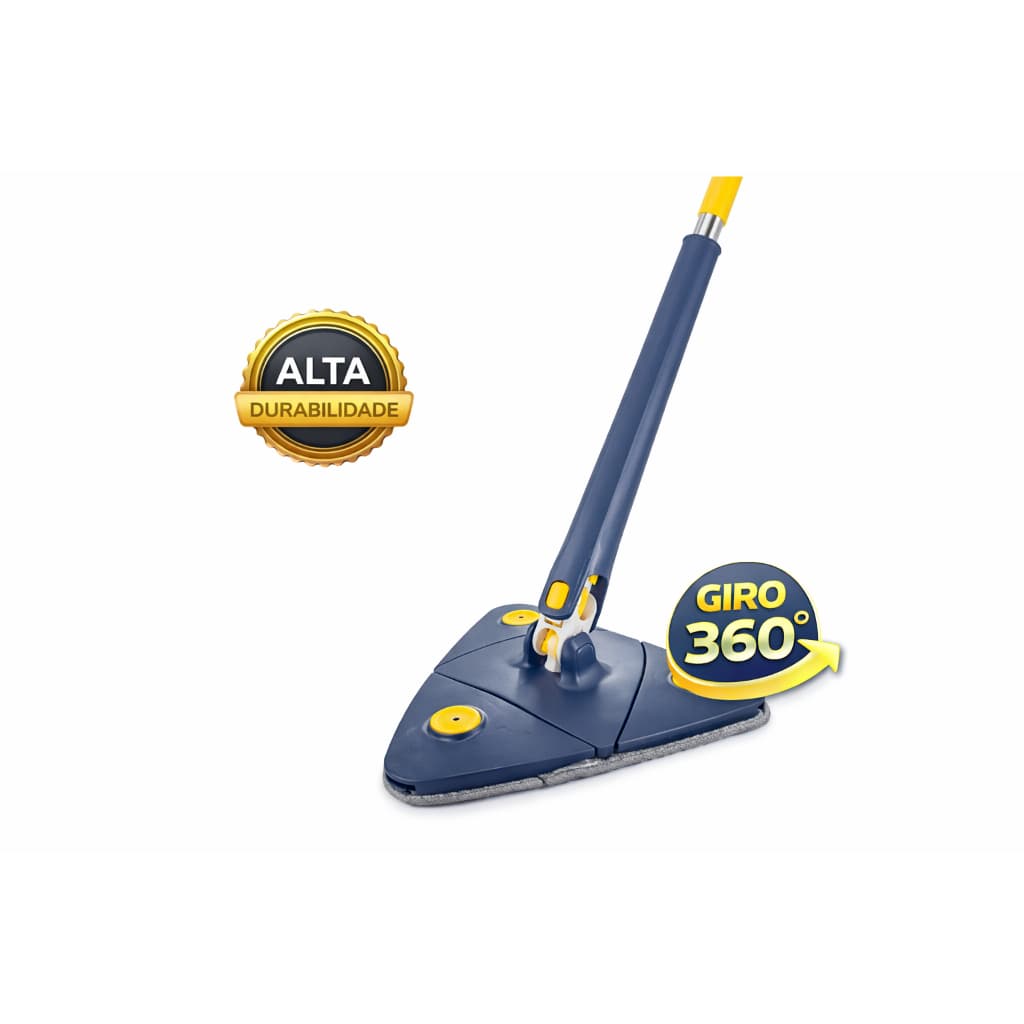 Vortex Mop Prime  Giratorio 360 Limpeza Profunda Refil Microfibra Duravel Chao Facil Manutencao