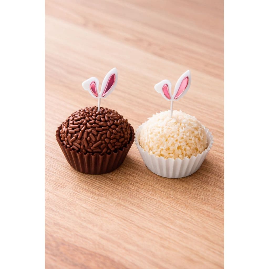 Mini Topo para Brigadeiro e Beijinho – Orelhinha Decorativa