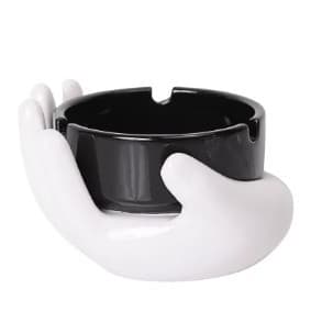 Cinzeiro Ceramica Decoração Mão