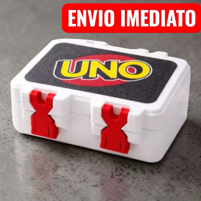 caixinha porta cartas uno em 3d-proteção e organização das cartas