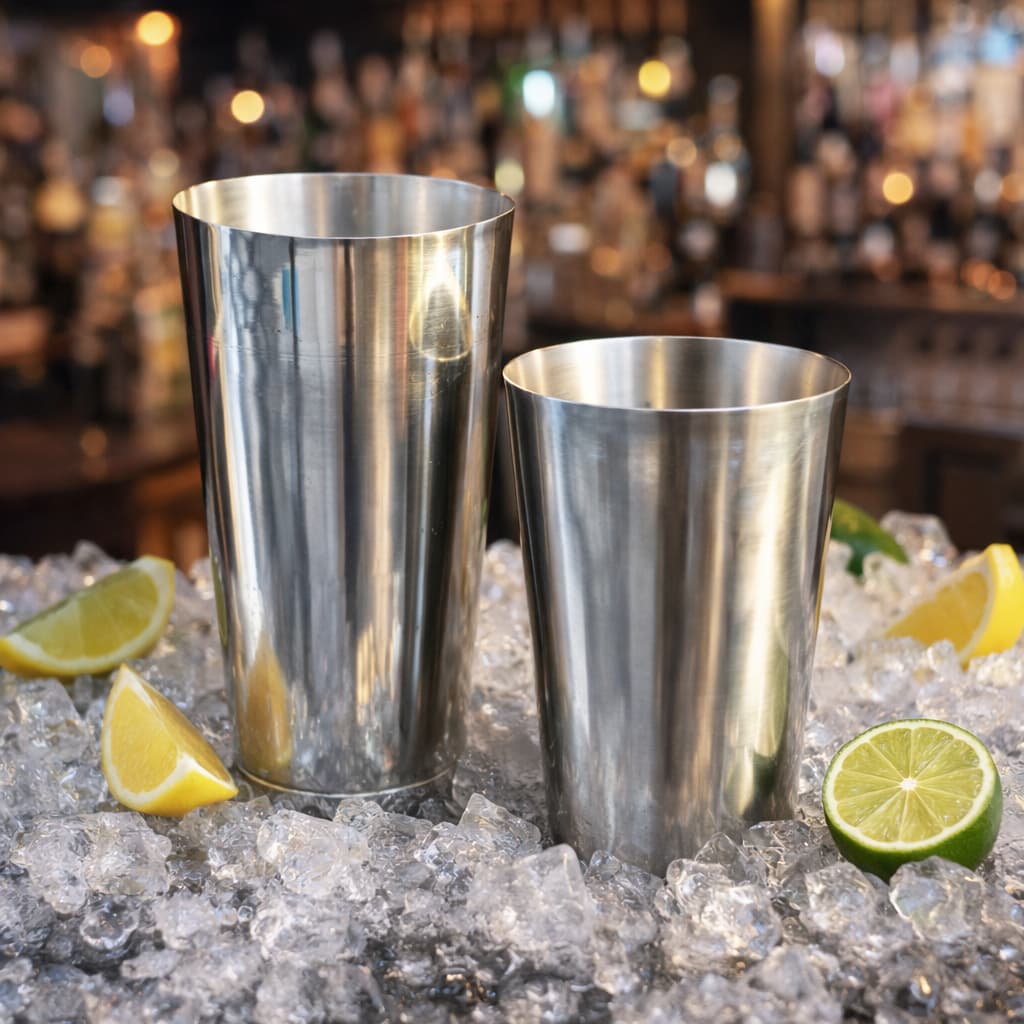 Coqueteleira Boston 820ml Profissional - Inox Drinks e Caipirinha Barman Bar Praia Churrasco Festa