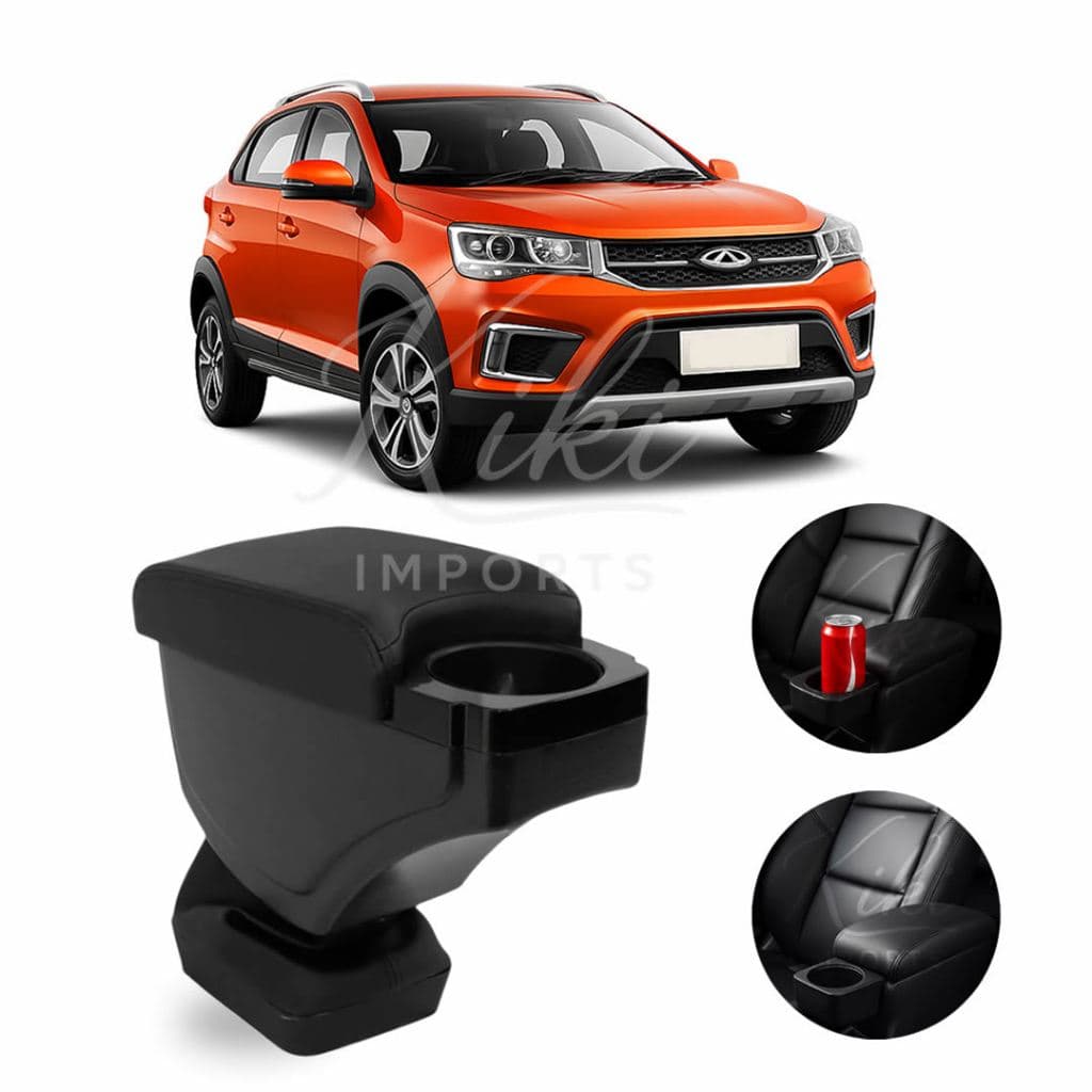 Apoio de Braço Encosto Chery Tiggo 2 2018 a 2021 Console Central C/ Porta Copos e Porta Objetos