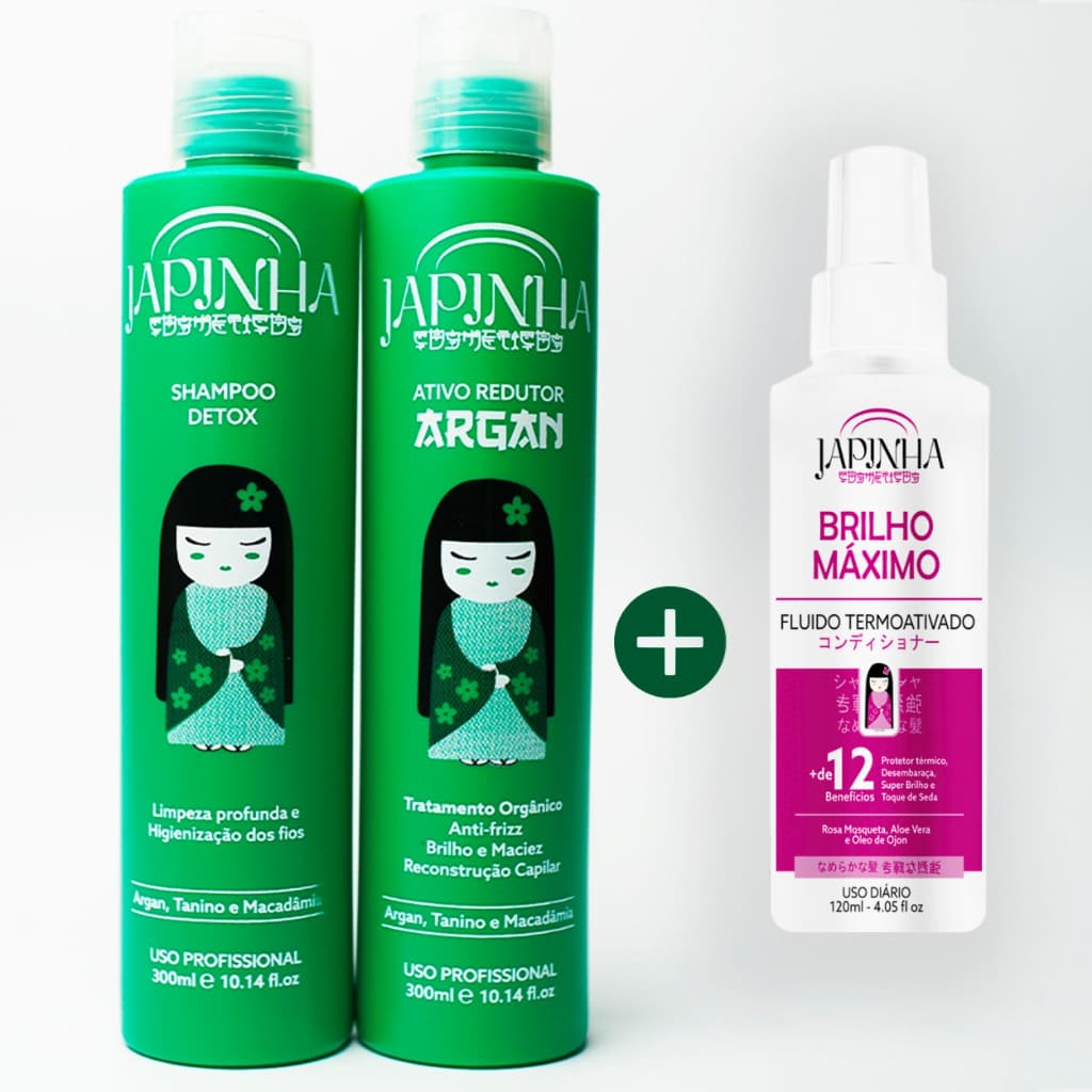 Kit Selagem Sem Formol Orgânica + Protetor Térmico!