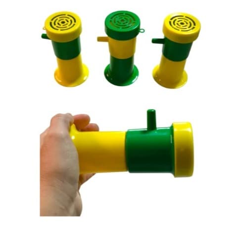 Corneta Cano Curto Verde e Amarelo Brasil 🇧🇷 Alta Potência – Perfeita para Torcer na Copa do Mundo