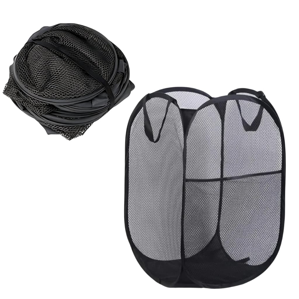 Cesto Flexível Organizador Multiuso 36x36x58cm Cor Aleatório Para Roupa Suja e Brinquedos