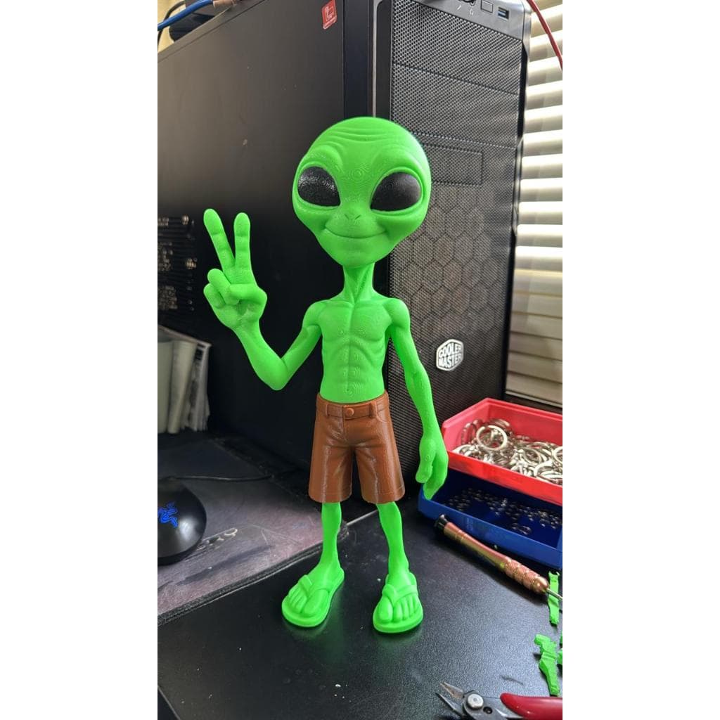 ET Alienígena 3D Personalizado Decoração 25cm