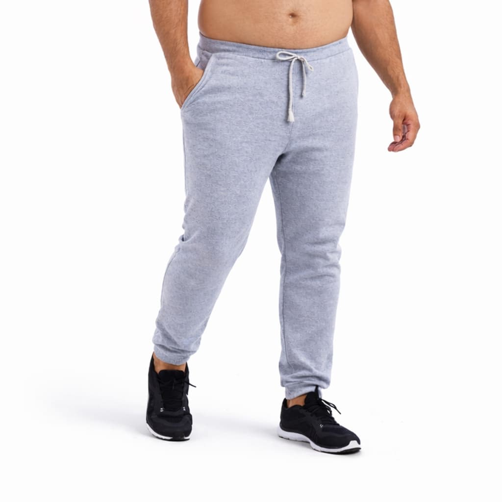 Calça Moletom Masculina Plus Size Punho Skinny Academia