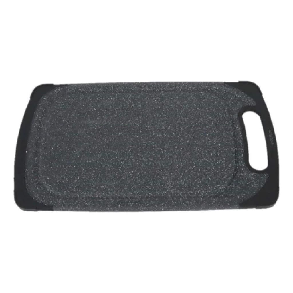 Tábua De Cortes Multiuso Antiderrapante Preta Para Cozinha 30x20cm Kitchen S Chef