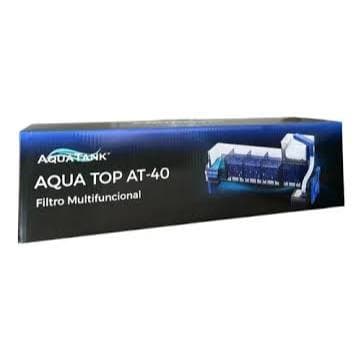 Filtro Sump Hang-On De Supeficie Aquatank Linha Premium Aqua Top Acrilico Para Aquario