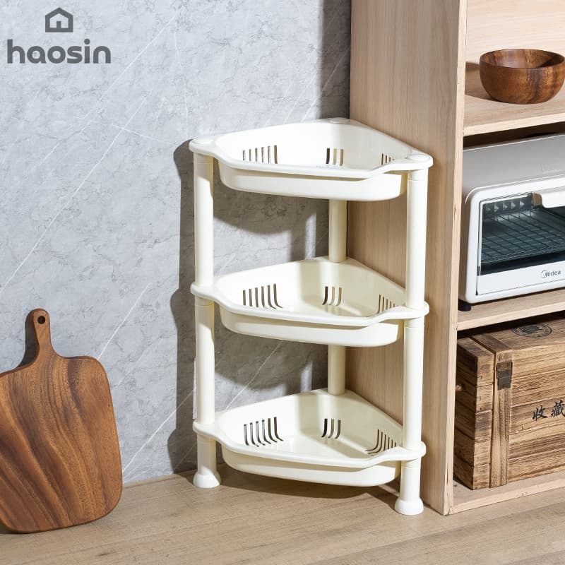 Haosin Suportes Organizadores de Canto Banheiro para Cozinha Prateleiras Prateleiras Multiuso Rack de Armazenamento