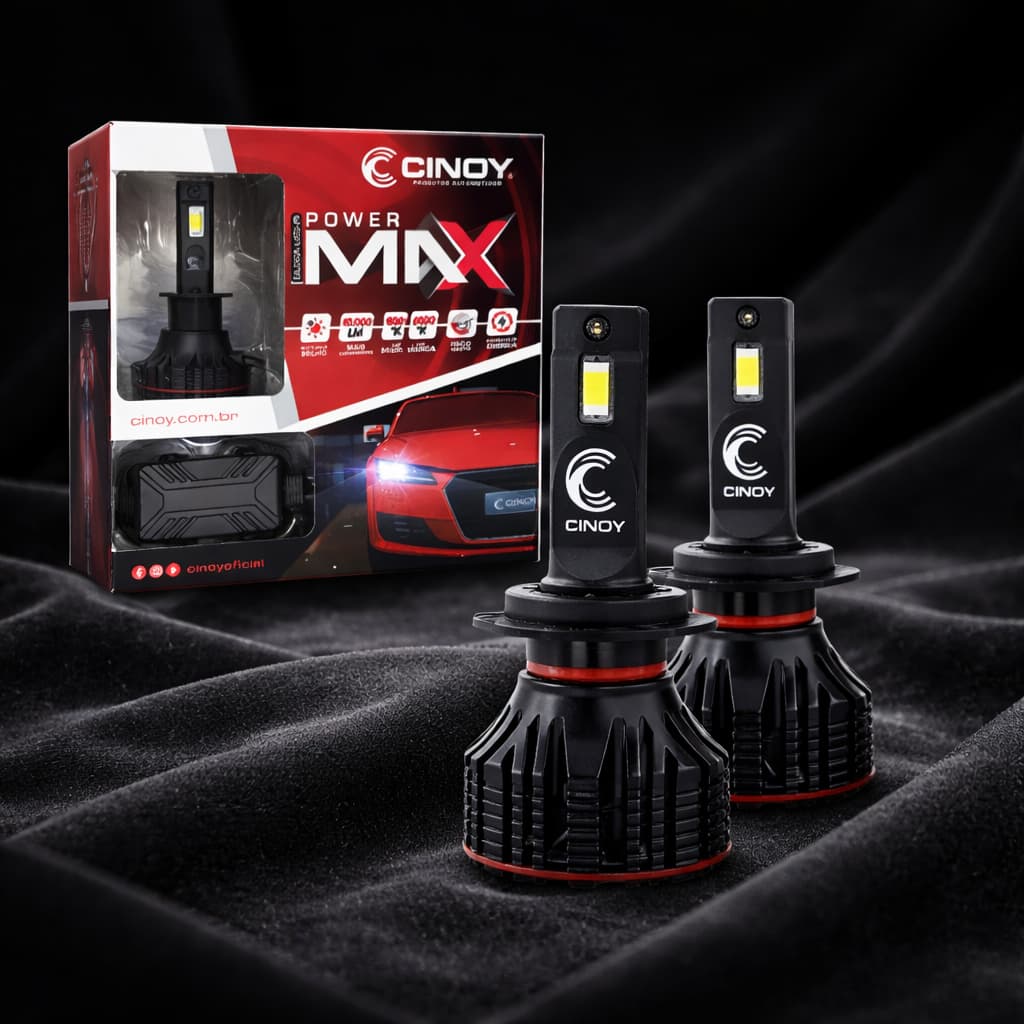 Kit Led Cinoy Power Max H1 H3 H7 H11 H16 H27 Hb4 Hir2 10k L
