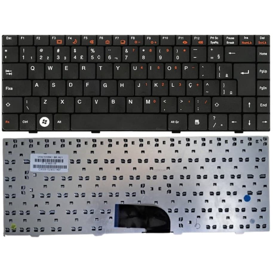 Teclado Itautec W7410 W7415 V092305bk1 BRA 01 71-31800-05 Br Com Ç