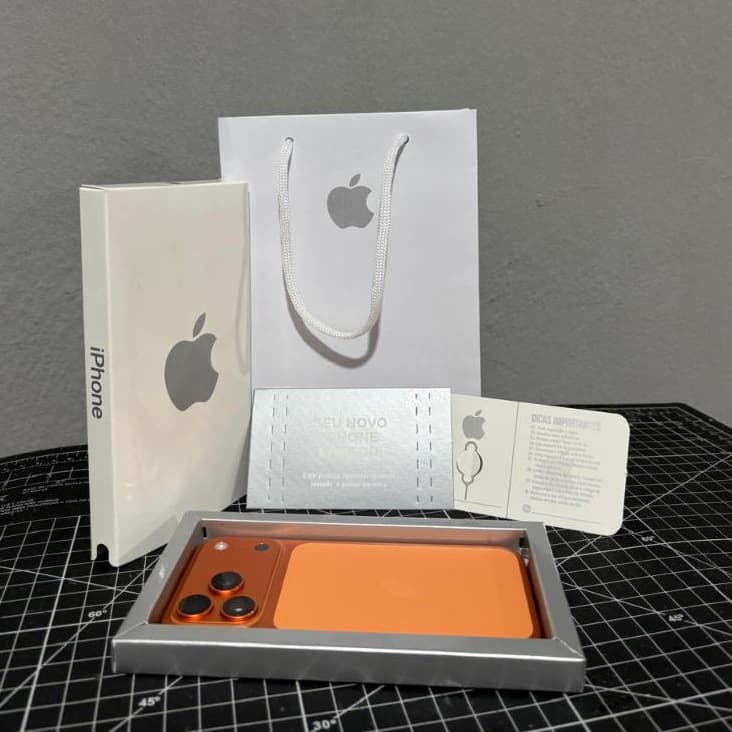 Sacola de Papel com Caixa para Telefone Celular - 1 Unidade