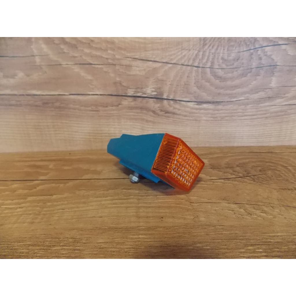 Refletor paralama dianteiro para bicicletas antigas AZUL - novo de estoque antigo