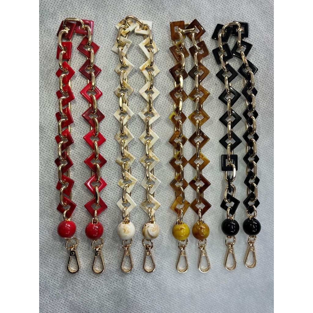 Alça Corrente Para Bolsa 50cm - Dourado Artesanal