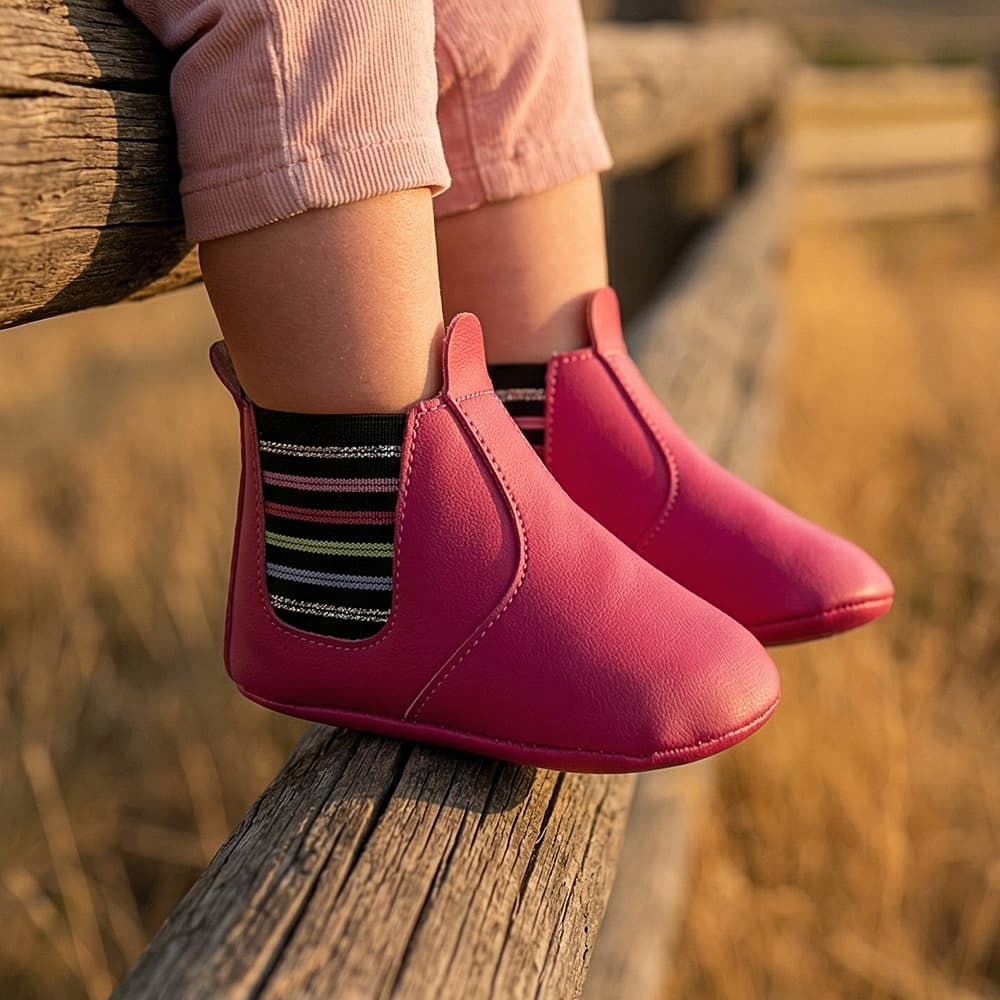 Bota Country Jequinha Menina Para bebê 0 A 12 Meses Confortável Lançamento Direto da Fábrica