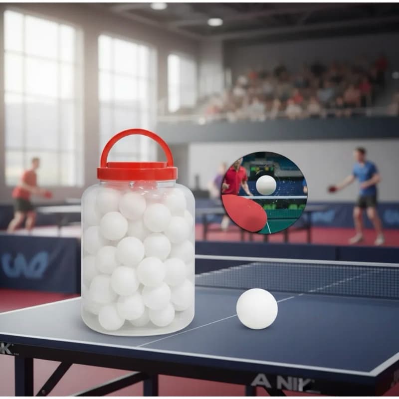 Pote C/ 60 Bolinhas Ping Pong Tenis De Mesa Profissionais