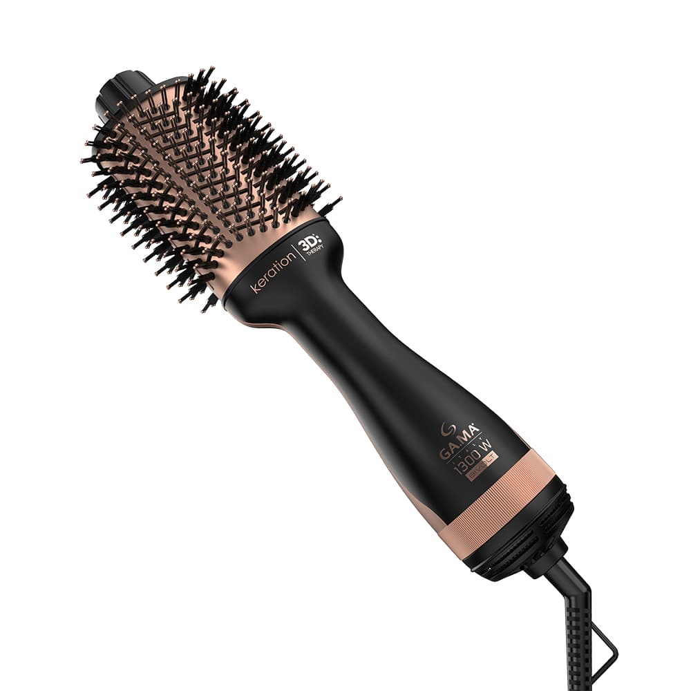Escova Secadora Ga.Ma Stylish Keration Brush 3D, 3 Temperaturas, 3 Velocidades, 1300W - Bivolt